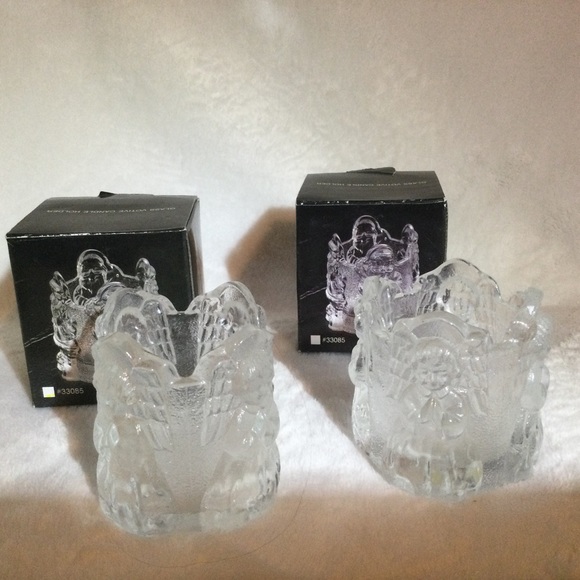 Other - ⭐️ 2 glass votive Candle Holders